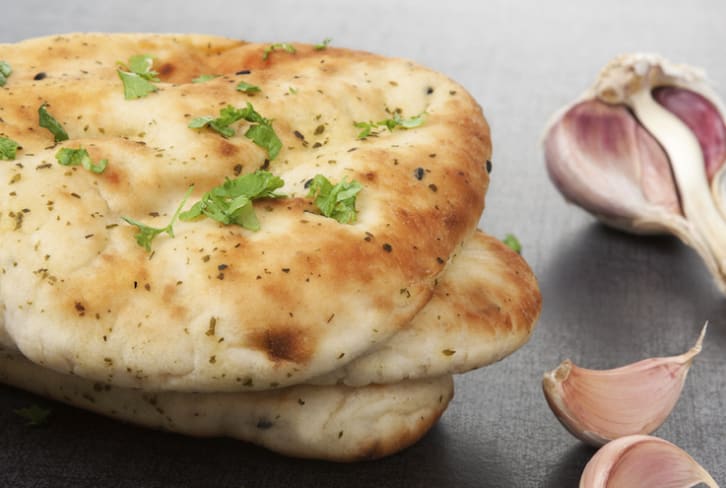 A Turmeric + Garlic Naan Recipe That's (Surprise!) Gluten-Free
