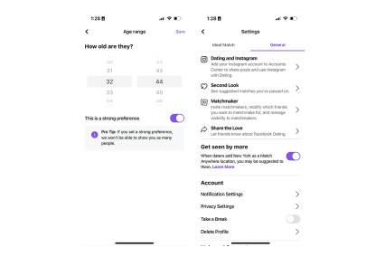 facebook dating profile setup